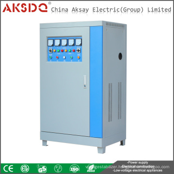 Hot SBW 100kva Three Phase Full Automatic Servo Motor Intelligent Factory Voltage Stabilizer Made In China